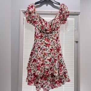 Floral Ruffled Skort